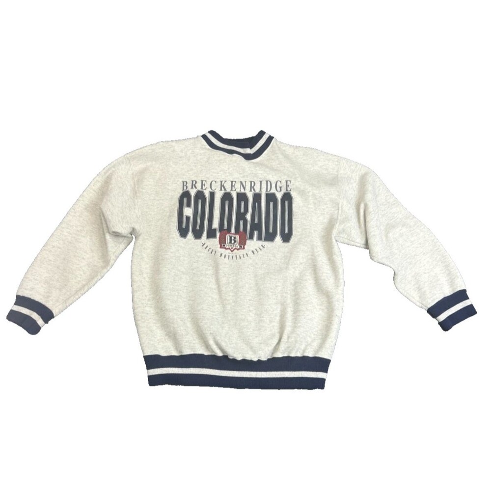 Vintage Breckenridge Colorado Sweatshirt Adult L Signal Sports USA Made
